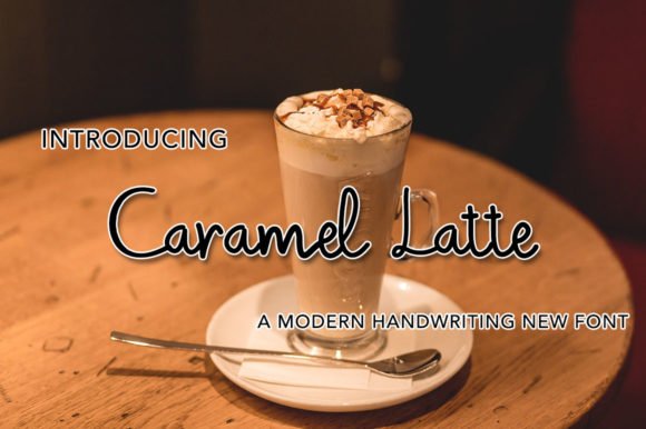 Caramel Latte Font - Featured Image