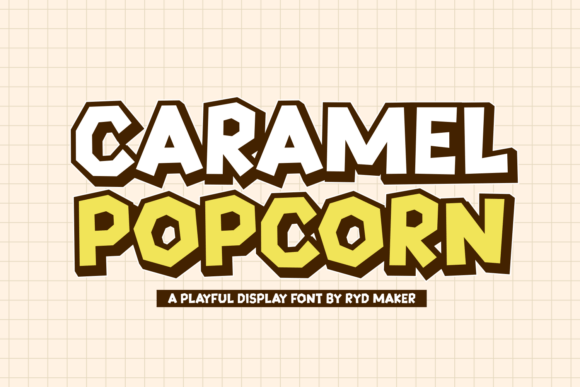 Caramel Popcorn Font - Featured Image