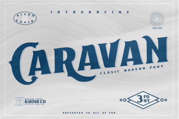 Caravan Font - Featured Image