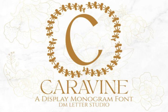Caravine Monogram Font - Featured Image