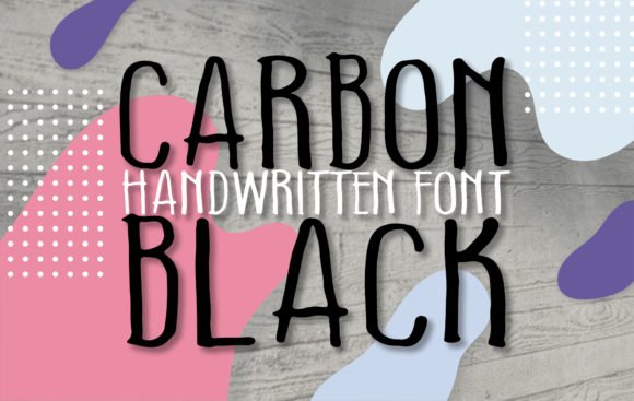 Carbon Black Font - Featured Image