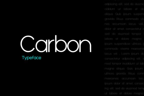 Carbon Font - Featured Image