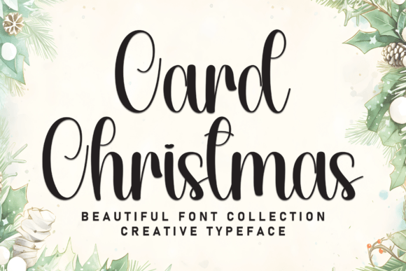 Card Christmas Font - Featured Image