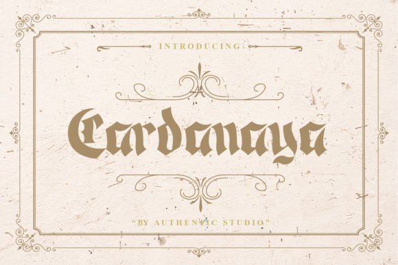 Cardanaya Font - Featured Image