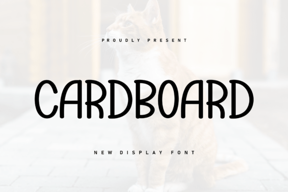 Cardboard Font - Featured Image