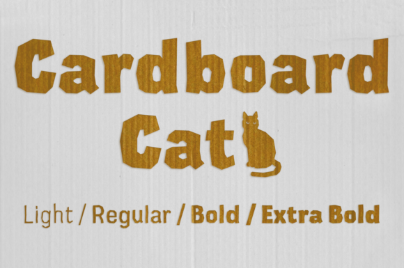 Cardboard Font - Featured Image