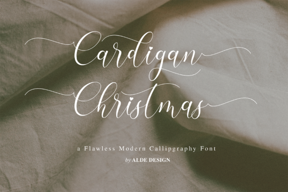 Cardigan Christmas Font - Featured Image