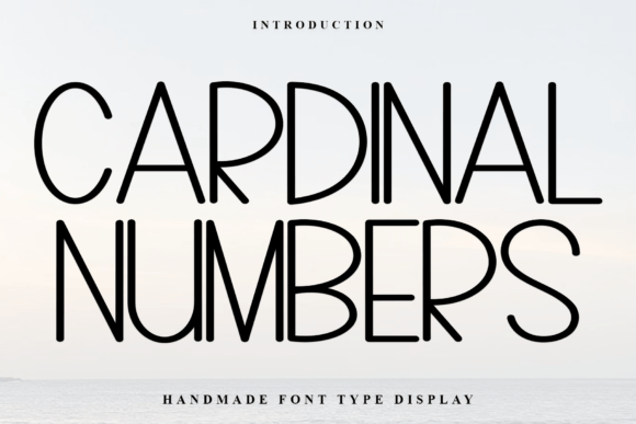 Cardinal Numbers Font - Featured Image