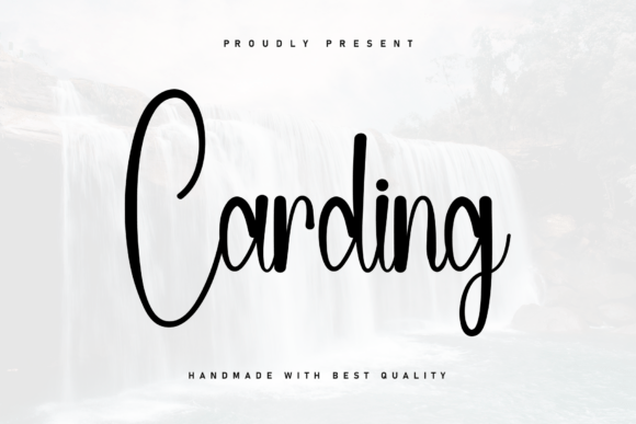 Carding Font - Featured Image