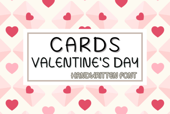 Cards Valentine Font - Featured Image