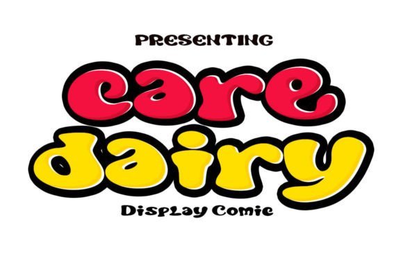 Care Dairy Font - Featured Image