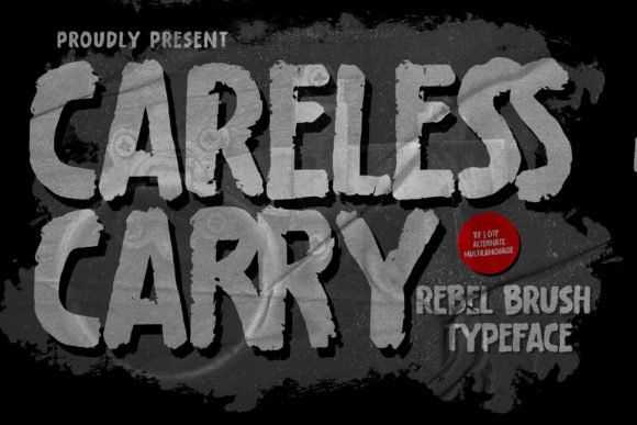 Careless Carry Font - Featured Image