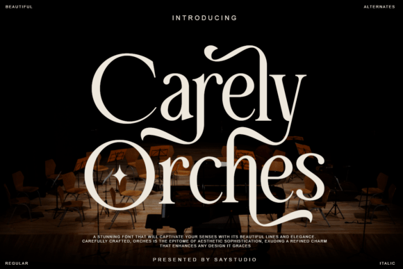 Carely Orches Font - Featured Image