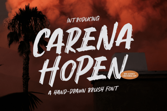 Carena Hopen Font - Featured Image