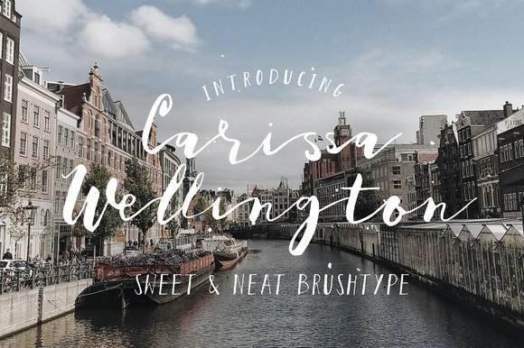 Carissa Wellington Font - Featured Image