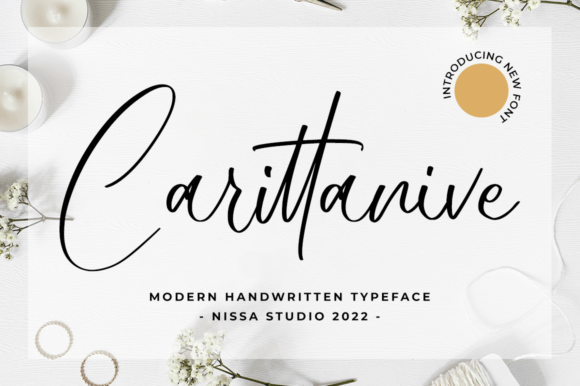Carittanive Font - Featured Image