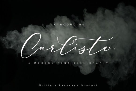Carliste Script Font - Featured Image