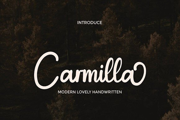 Carmilla Font - Featured Image