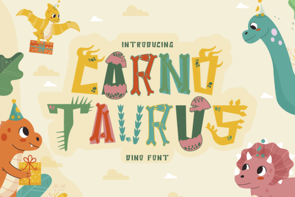 Carnotaurus Font - Featured Image