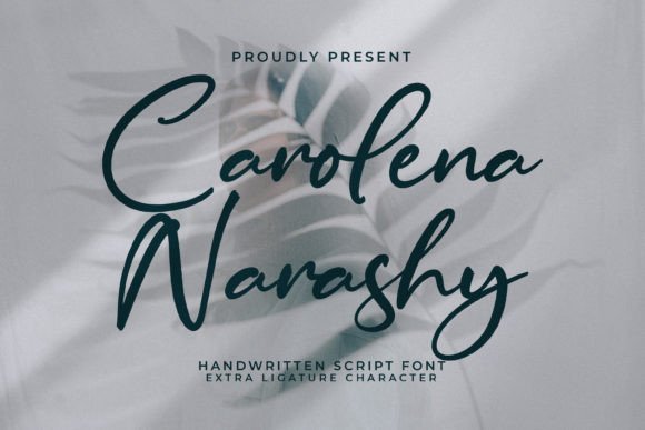 Carolena Narashy Font - Featured Image