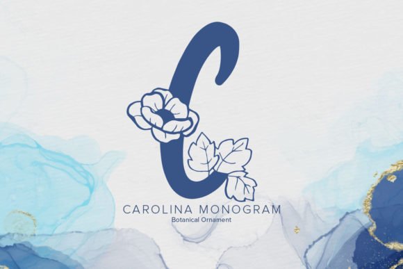 Carolina Monogram Font - Featured Image