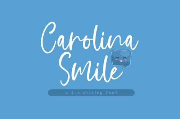Carolina Smile Font - Featured Image