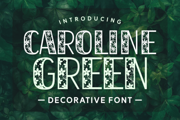 Caroline Green Font - Featured Image