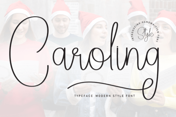 Caroling Font - Featured Image