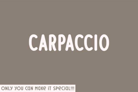 Carpaccio Font - Featured Image