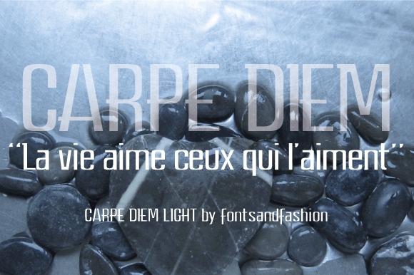 Carpe Diem Light Font - Featured Image