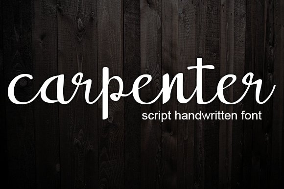 Carpenter Font - Featured Image