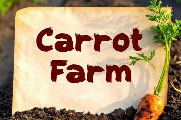 Carrot Farm Font - Featured Image