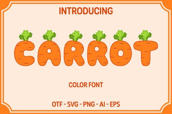 Carrot Font - Featured Image