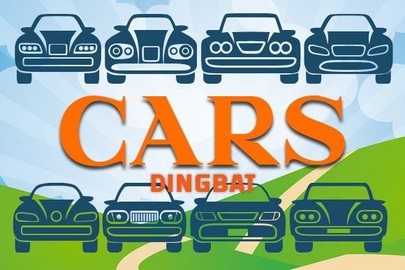 Cars Font - Featured Image