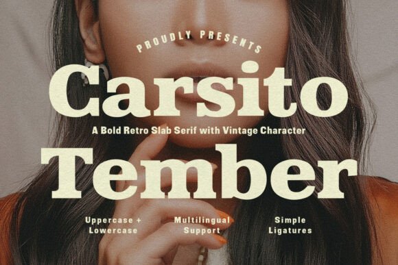 Carsito Tember Font - Featured Image