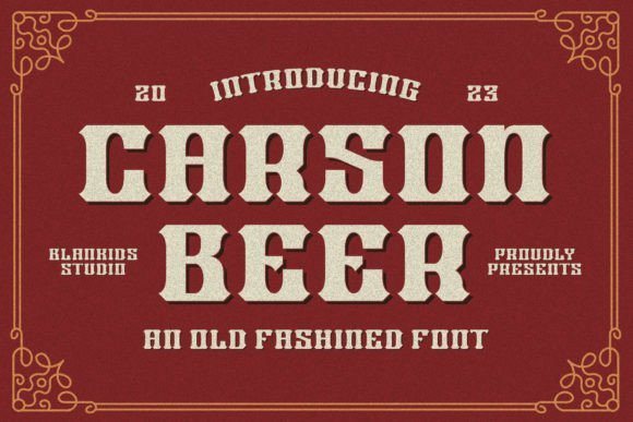 Carson Beer Font - Featured Image