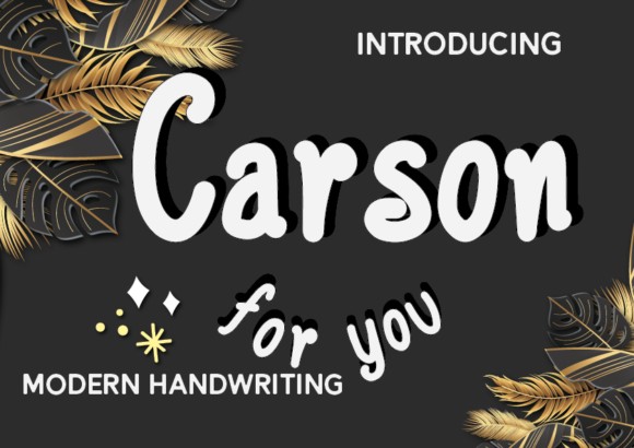 Carson Font - Featured Image