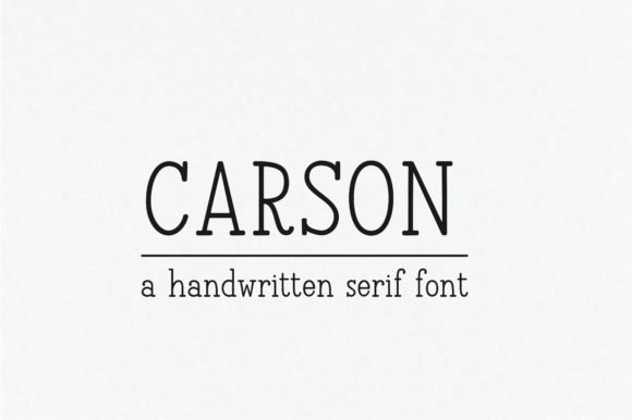 Carson Font - Featured Image