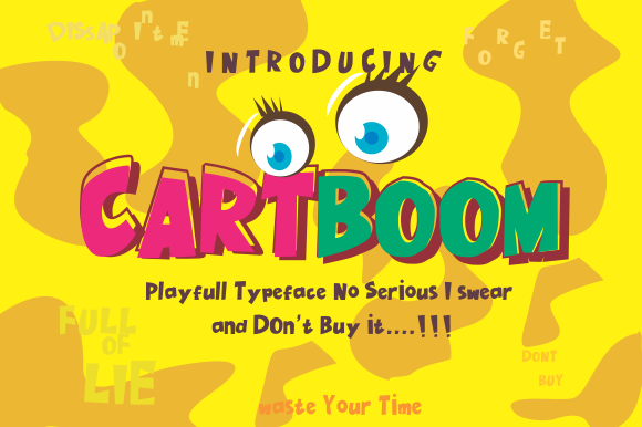 Cartboom Font - Featured Image