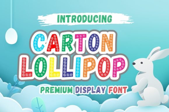 Carton Lollipop Font - Featured Image