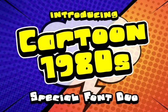Cartoon 1980s Font - Featured Image