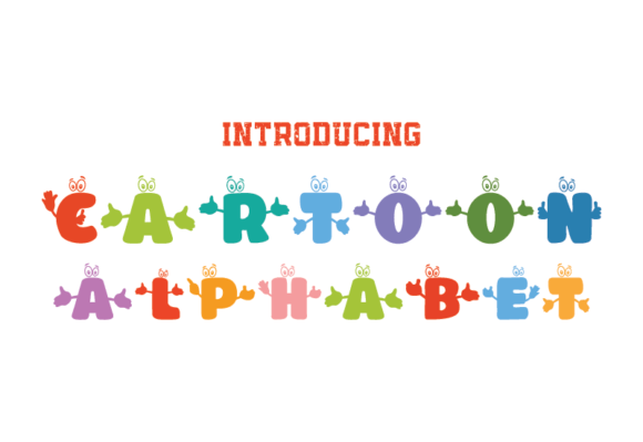 Cartoon Alphabet Font - Featured Image