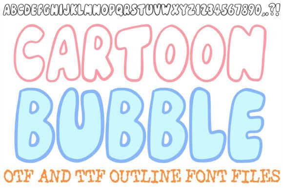 Cartoon Bubble Font - Featured Image
