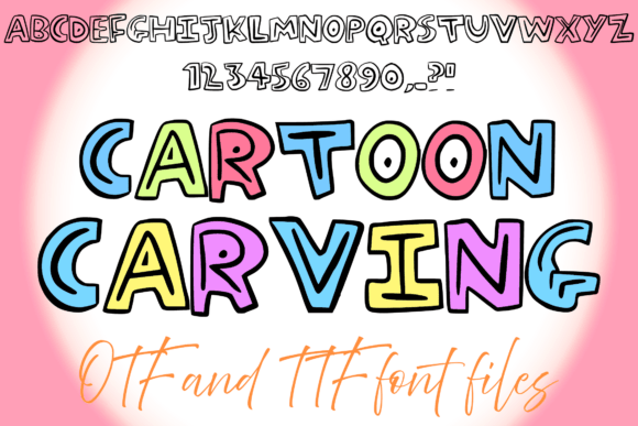 Cartoon Carving Font - Featured Image
