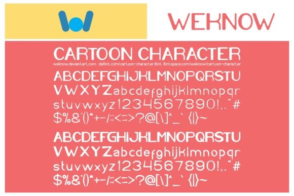 Cartoon Character Font - Featured Image