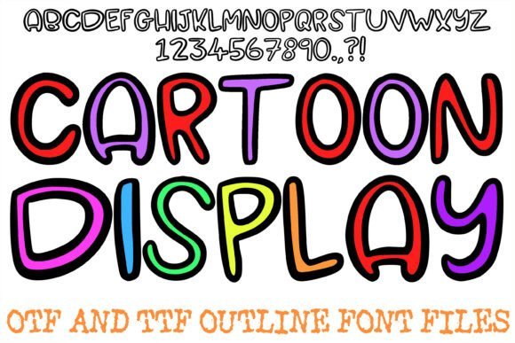 Cartoon Display Font - Featured Image