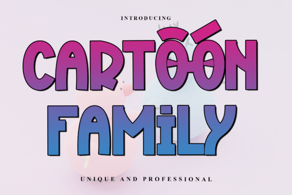 Cartoon Family Font - Featured Image