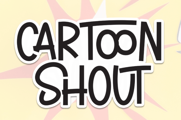 Cartoon Shout Font - Featured Image