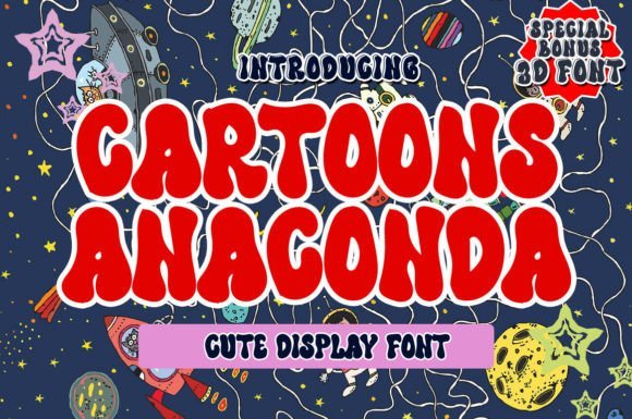 Cartoons Anaconda Font - Featured Image