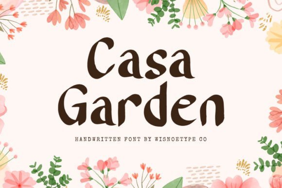 Casa Garden Font - Featured Image